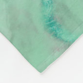 Nautische Waterverf Aqua Ocean Octopus Fleece Deken (Hoek)