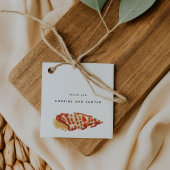 Nautische Waterverf Bedankjes Labels