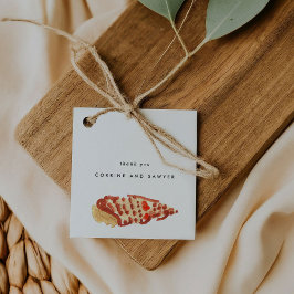 Nautische Waterverf Bedankjes Labels