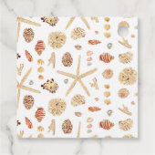 Nautische Waterverf Bedankjes Labels (Achterkant)