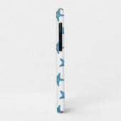 Nautische waterverf blauwe zeester Case-Mate iPhone case (Achterkant/links)