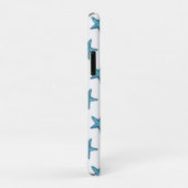 Nautische waterverf blauwe zeester Case-Mate iPhone case (Achterkant/rechts)
