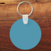 Nautische waterverf blauwe zeester sleutelhanger (Achterkant)