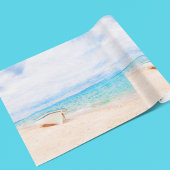 Nautische Waterverf Gevist boot Cadeaupapier