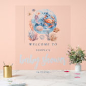 "Nautische Waterverf Koraalrif Delights Acryl Bord (Huwelijk)