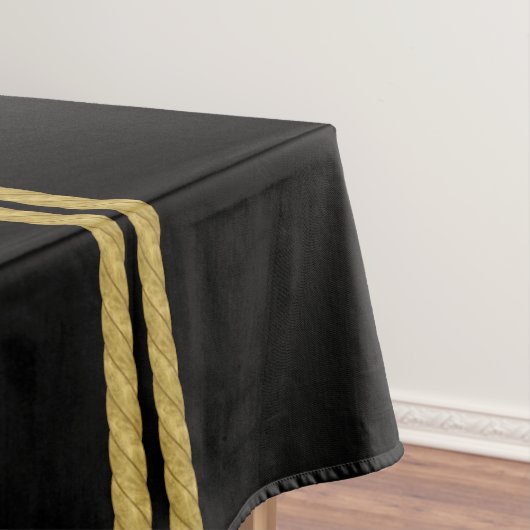 Nautische Waterverf Maritiem Signal Flag Monogram Tafelkleed (Voorbeeld)