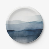 Nautische Waterverf Papieren Bordje (Voorkant)