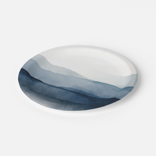 Nautische Waterverf Papieren Bordje (Gekanteld)