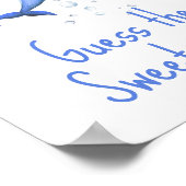 Nautische waterverf - Raad de zoete puinhoop Poster (Hoek)