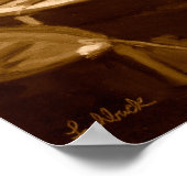 Nautische zailboot Art Poster (Hoek)