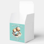 Nautische zee shell 3D zeeschelpen marine strand Bedankdoosjes (Geopend)