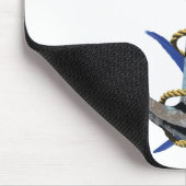 Nautische zeeduivel Gevist Muismat (Hoek)