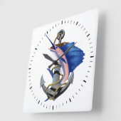 Nautische zeeduivel Gevist Vierkante Klok (Hoek)