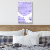 Nautische zeemeermin staart hout achtergrond canva canvas afdruk (Insitu (Slaapkamer))