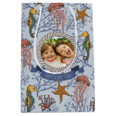 Nautische zeepaardkwal Zeester Zeester & Koraal Bl Medium Cadeauzakje (Voorkant)