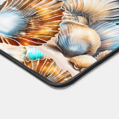 Nautische zeeschelpen oceaan strand collage shell bureaumat (Hoek)
