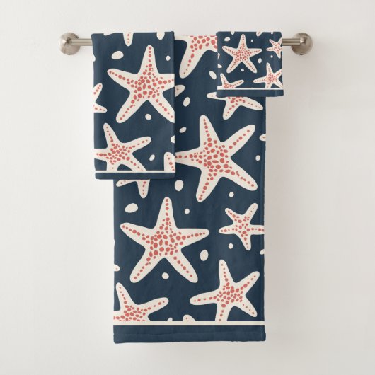 Nautische Zeester Bad Handdoek Set (Insitu)