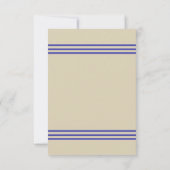 Nautische Zeester Beige - Ontvangst Uitnodiging (Achterkant)
