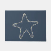 Nautische Zeester Deurmat Rug Mat Gift (Voorkant)
