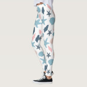 Nautische Zeester Leggings (Links)