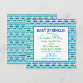 nautische zeilboot Baby-strooi Kaart (Voorkant / Achterkant)