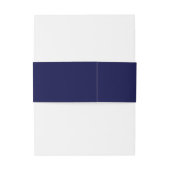 Nautische zeilboot bruiloft uitnodiging buikband uitnodigingen wikkel (Achterkant Voorbeeld)