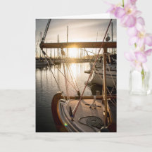 Nautische Zeilboot En Zonsondergang Fotografie