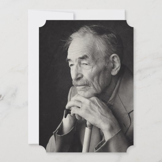 Nautische zeilboot Fotoviering van het leven Kaart (Achterkant)