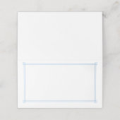 Nautische zeilboot gevouwen plaats kaarten plaatskaartje (Buitenkant ongevouwen)