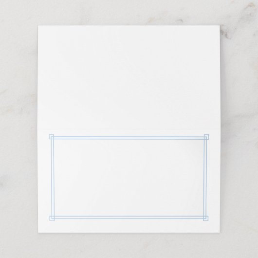 Nautische zeilboot gevouwen plaats kaarten plaatskaartje (Buitenkant ongevouwen)