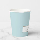 Nautische zeilboot upsherin papieren bekers (Rechts)