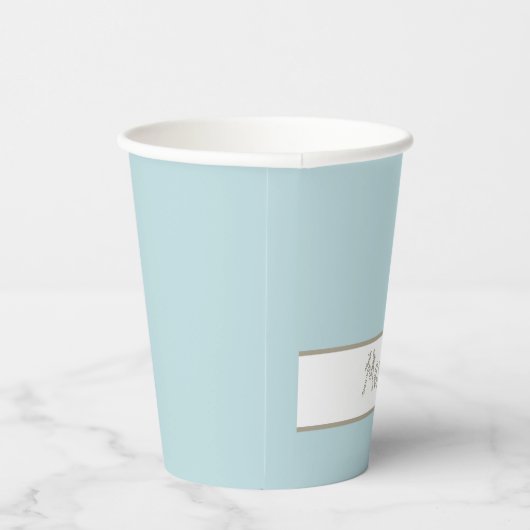 Nautische zeilboot upsherin papieren bekers (Rechts)