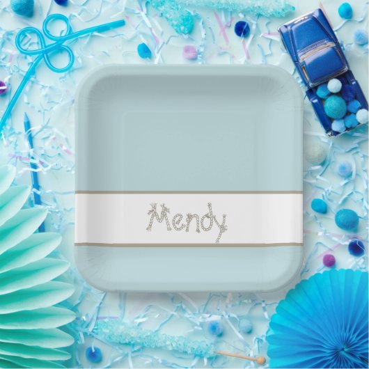 Nautische zeilboot upsherin servet papieren bordje (Feest)