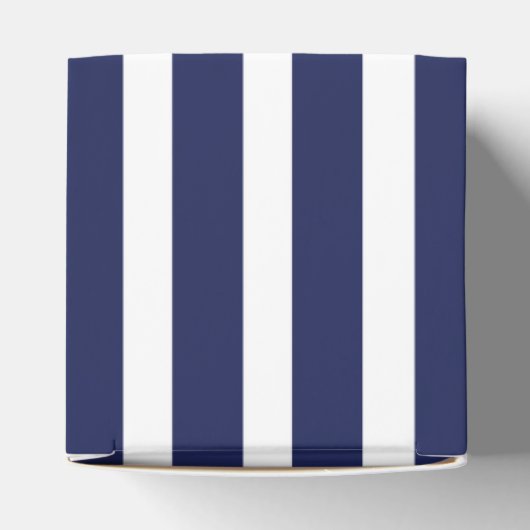 Nautische Zeilboten Baby shower Favor Box Bedankdoosjes (Bovenkant)