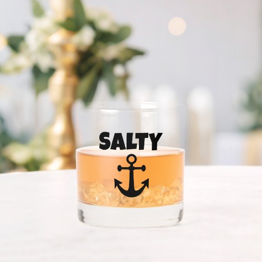 NAUTISCHE ZOUTE WHISKY GLAZEN GLAS (Insitu (Huwelijk))