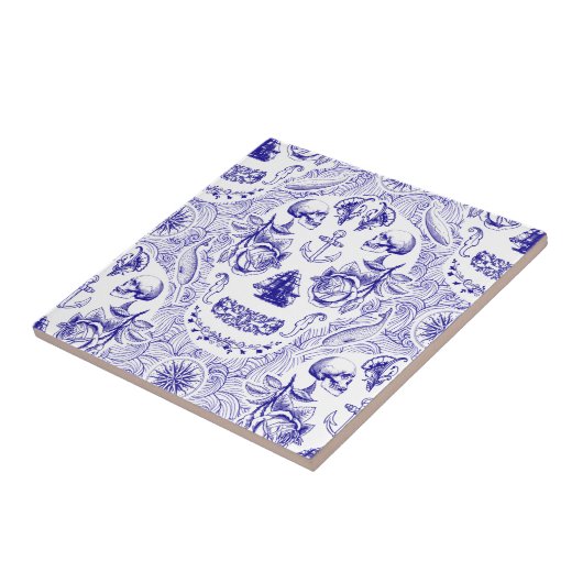 NautiSkull Tegeltje (Zijkant)