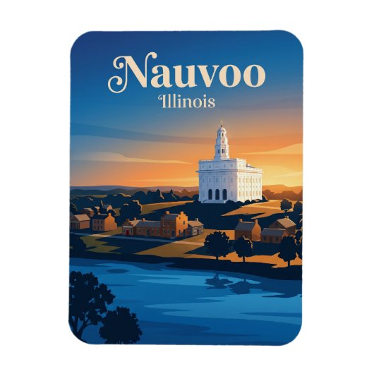 Nauvoo Illinois Magneet (Verticaal)