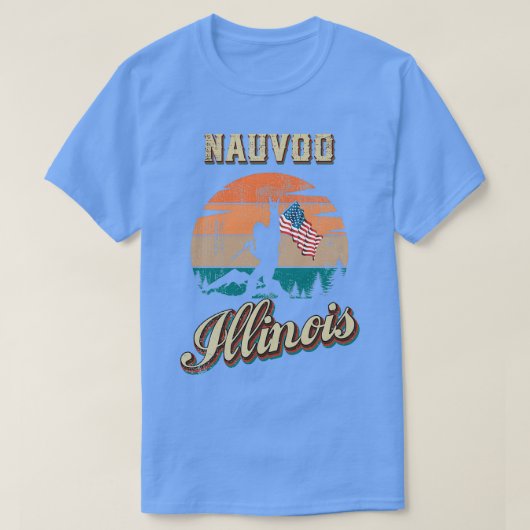 Nauvoo Illinois T-shirt (Design voorkant)