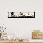 Nauvoo Mormon Houses Foto 1925 Poster (Keuken)