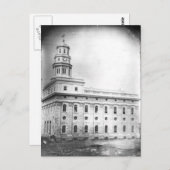 Nauvoo Temple daguerreotype Briefkaart (Voorkant / Achterkant)