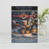 Nauw daar voor U Feestelijke Kerstfeest Kaart (Staand voorkant)