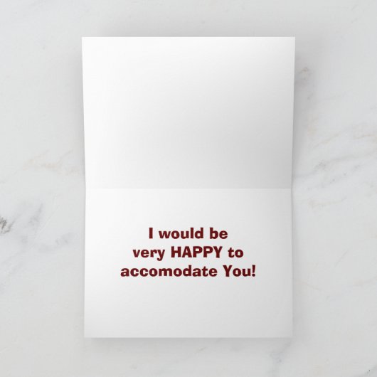 NAUW? NICE? OF ONZE "EIGEN LIJST" DEZE CHRISTMAS FEESTDAGEN KAART (Binnen)