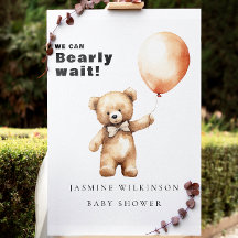 Nauw wachten genderneutraal minimaal baby shower