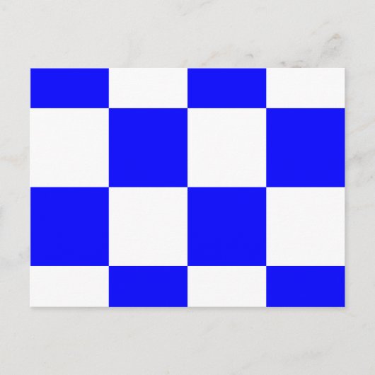 Nauwe alfabet vlag Signaal N Briefkaart (Voorkant)