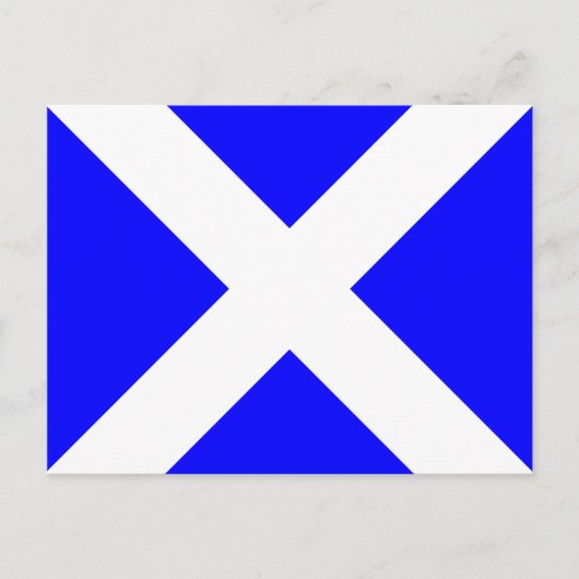 Nauwe alfabet vlag Signaalaanduiding M Briefkaart (Voorkant)