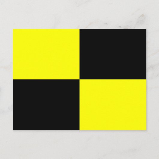 Nauwe alfabet vlag Signal Letter L Briefkaart (Voorkant)