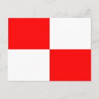 Nauwe alfabet vlag Signal Letter U