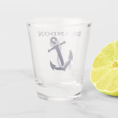 Nauwe ankerbewegingsbalk Kies Jouw naam op maat Shot Glas (Achterkant)