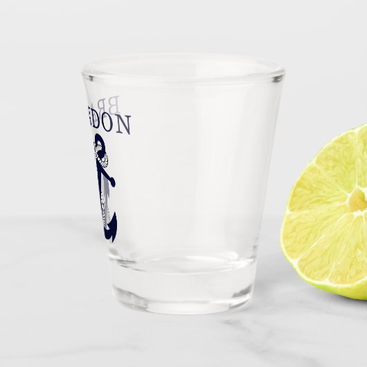 Nauwe ankerbewegingsbalk Kies Jouw naam op maat Shot Glas (Rechts)