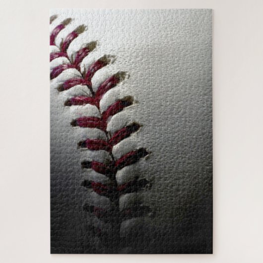 Nauwe Baseball - Sportkunst Legpuzzel (Verticaal)